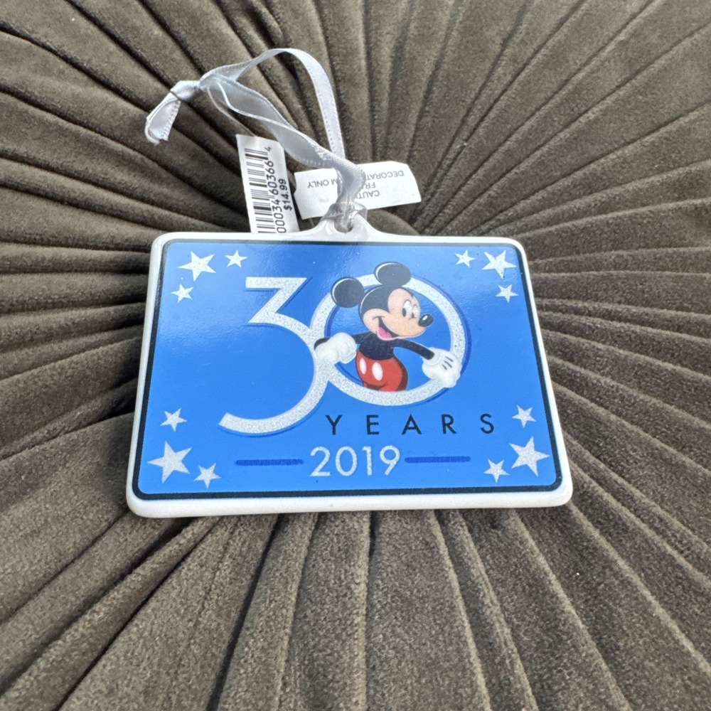Disney Hollywood Studios 30 Years Ceramic Ornament-2019 NWT